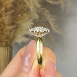 "Novessia" 1.14 Carat  Round Cut Natural Diamond Engagement Ring MDR3435