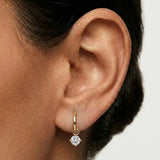 "Nysa" 0.50 CT Hoop Diamond Earrings