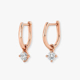 "Nysa" 0.50 CT Hoop Diamond Earrings