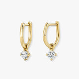 "Nysa" 0.50 CT Hoop Diamond Earrings