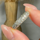 "Olyvette" 0.98 Carat Round Cut Natural Diamond Half Eternity Ring MDR2837