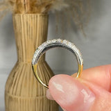 "Olyvette" 0.98 Carat Round Cut Natural Diamond Half Eternity Ring MDR2837