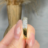 "Olyvette" 0.98 Carat Round Cut Natural Diamond Half Eternity Ring MDR2837