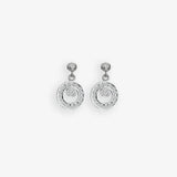 Orbit Drop Earrings Hot Diamonds