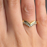 "Orelia" 0.30 Carat Round Cut Natural Diamond Half Eternity Ring MDR1459 HEERA DIAMONDS