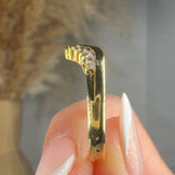 "Orelia" 0.30 Carat Round Cut Natural Diamond Half Eternity Ring MDR1459 HEERA DIAMONDS