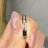 "Orlayae" 0.33 Carat Natural Diamond Half Eternity Ring MDR4487