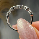 "Orvella" Round Cut Blue Sapphire 0.37 Carat Diamond Engagement Ring HR72 HEERA DIAMONDS