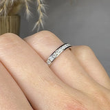 "Orvix" 1.04 Carat Round Cut Natural Diamond Eternity Ring MDR4362