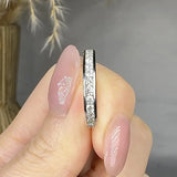 "Orvix" 1.04 Carat Round Cut Natural Diamond Eternity Ring MDR4362