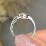 "Orvynne" 0.8 Carat Round Cut Diamond Shoulder Engagement Ring RAM720R HEERA DIAMONDS