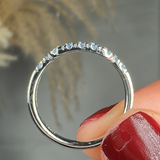 "Orzen" Tanzanite 0.38 Carat Diamond Half Eternity Ring HR1961 HEERA DIAMONDS