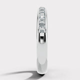 Princess Baguette Diamond Channel Set Eternity Band Wedding Ring PCBG