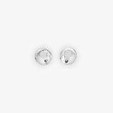 Quest Circle Stud Earrings Hot Diamonds