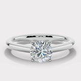 "Quinn" 1 Carat Solitaire Round Brilliant Cut Diamond Engagement Ring SSRB29
