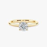 "Quinn" 1 Carat Solitaire Round Brilliant Cut Diamond Engagement Ring SSRB29