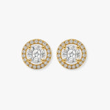 ROUND BRILLIANT DIAMOND STUD EARRINGS