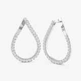 ROUND CUT 1.56 CARAT DIAMOND FANCY EARRING