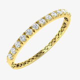 ROUND CUT DIAMOND 3.96 CARAT ETERNITY BANGLE LM JEWELLERY