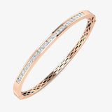 ROUND DIAMOND 0.99 CARAT CHANNEL SET BANGLE LM JEWELLERY