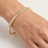 ROUND DIAMOND 0.99 CARAT CHANNEL SET BANGLE