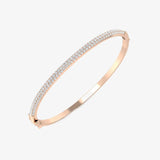 ROUND DIAMOND 1.47 CARAT PAVE BANGLE LM JEWELLERY