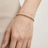 ROUND DIAMOND ETERNITY 1.06 CARAT HALF SET BANGLE