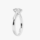 "Rain" 1 Carat Solitaire Pear Cut Diamond Engagement Ring SSPS02
