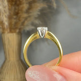 "Ravienne" 0.33 Carat  Round Cut Natural Diamond Solitaire Engagement Ring MDR2896