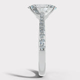 "Raya" Oval Diamond Scallop Set Diamond Band DSOC02 HEERA DIAMONDS