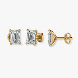 "Reev" Solitaire Diamond Earrings