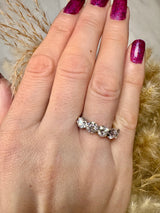 "Resie" Claw Set 0.50ct Diamond Round Shaped  Eternity Ring HEERA DIAMONDS