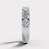 "Resie" Claw Set 2.5ct Diamond Round Shaped  Eternity Ring
