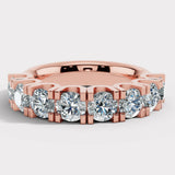 "Resie" Claw Set 2.5ct Diamond Round Shaped  Eternity Ring