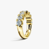 "Resie" Claw Set 2.5ct Diamond Round Shaped  Eternity Ring