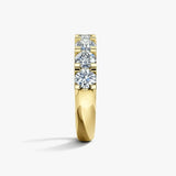 "Resie" Claw Set 2.5ct Diamond Round Shaped  Eternity Ring
