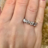 "Resie" Claw Set 0.50ct Diamond Round Shaped  Eternity Ring HEERA DIAMONDS