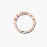 "Rhea" Marquise Row 0.60ct Diamond Half Eternity Ring ET6