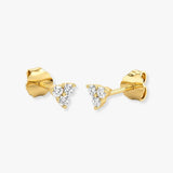 "Rosh" 0.08 CT Diamond Stud Earrings