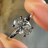 "Rossetti" 1.02 Carat Oval Cut Solitaire Engagement Ring HLR646 HEERA DIAMONDS