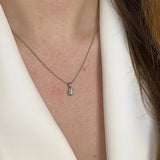 Round Brilliant Cut Solitaire Diamond Pendant With 18 Inches Chain PCC4B HEERA DIAMONDS