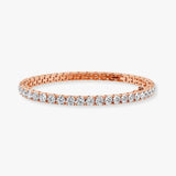 Round Brilliant Diamond 4 Prong Tennis Bracelet BRT1D