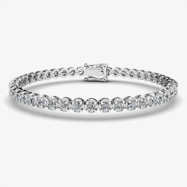 Round Brilliant Diamond Illusion Bracelet BR45558D HEERA DIAMONDS