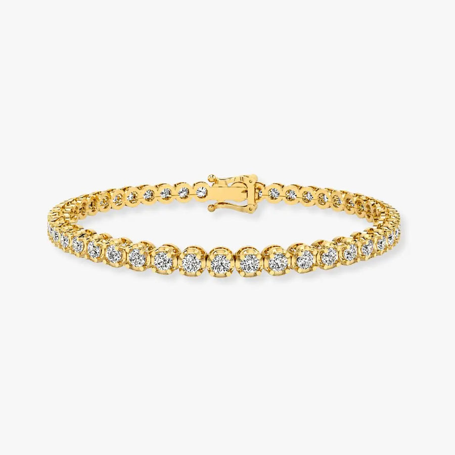 Round Brilliant Diamond Illusion Bracelet BR45558D