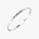 Round Cut 0.51 Carat Diamond Scatter Bangle LM JEWELLERY