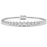 Round Cut Diamond 1.76 Carat Line Tennis Bracelet LM JEWELLERY