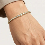 Round Cut Diamond 1.76 Carat Line Tennis Bracelet