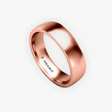 SOFT COURT POLISHED WEDDING RING IN 5MM WIDTH HEERA WEDDS