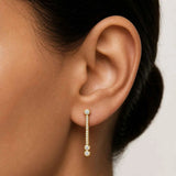"Saira" 0.70 CT Drop Diamond Earrings