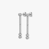 "Saira" 0.70 CT Drop Diamond Earrings